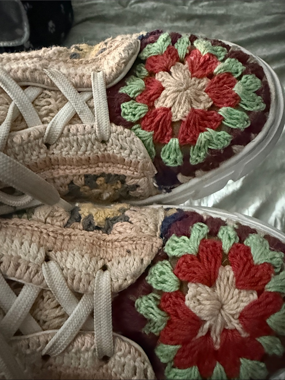 Free people Handmade Crochet Platform Sneakers - Multicolor - Picture 7 of 7